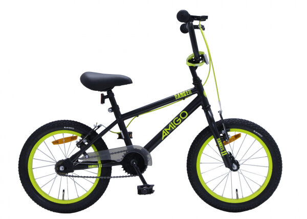 16 Zoll Kinderfahrrad Jungenfahrrad Kinder Kinderrad Bike Fahrrad BMX Gelb